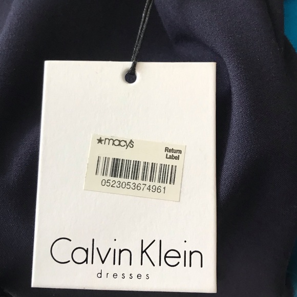 NWT Women’s Navy Calvin Klein, Size 14, Dress - Picture 4 of 5